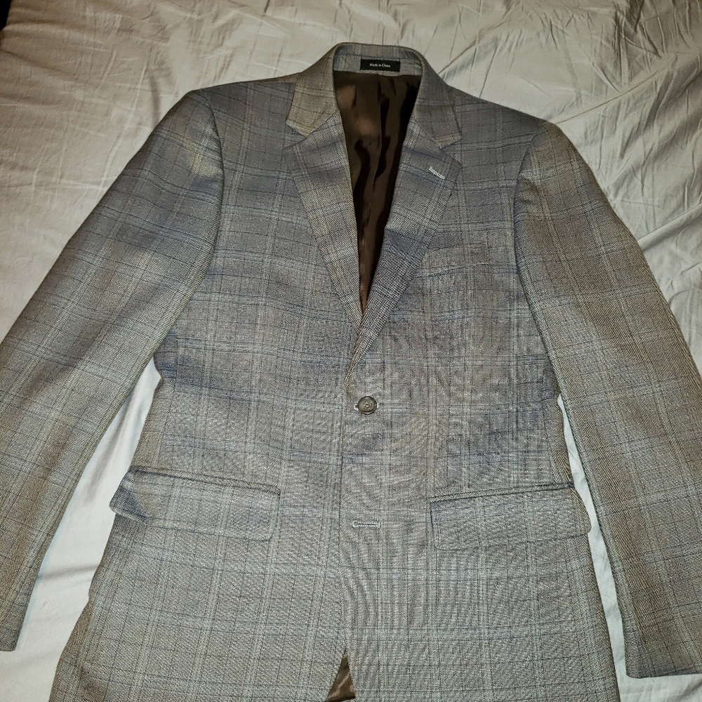Joseph & Feiss Gold Tan Blazer 35S